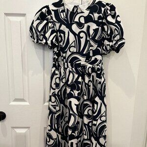 Tuckernuck Hyacinth House Navy and White Wilhelmina NWOT Maxi Dress L